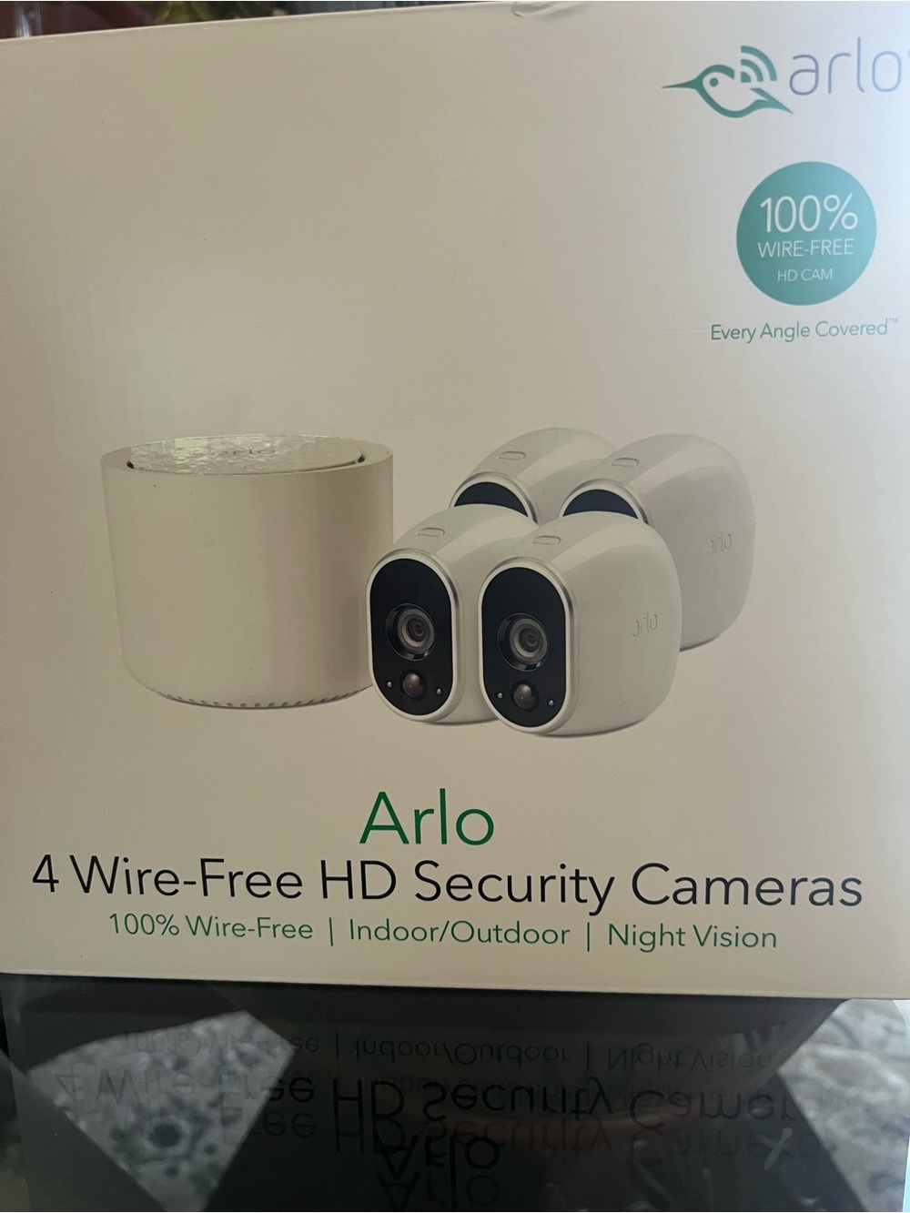 Arlo 4 Wire-Free HD Security Cameras - White
